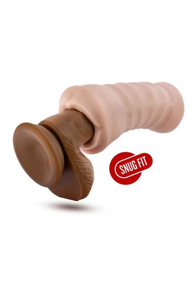 Мастурбатор Рот реалістичний Blush ENLUST NICOLE з віброкулею в комплекті Sex Aura | Зображення 2