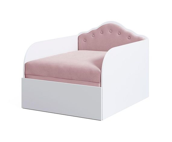 Дитяче розкладне ліжко Princess 1900х800 мм, м'яка оббивка велюр рожевий Dusty Rose | Зображення 4