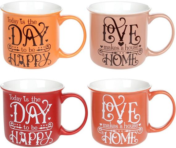Кружка "Home and Love" 400мл порцелянова