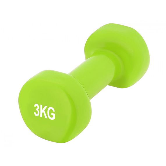 Гантелі вінілові PowerPlay 4125 Achilles 2*3 кг. Зелені (пара - 2шт.) | Зображення 3