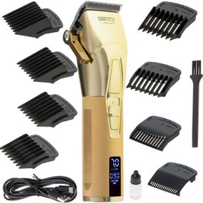 Электрическая аккумуляторная машинка для стрижки Camry CR 2835g, Триммер с насадками разной длины ZW-79