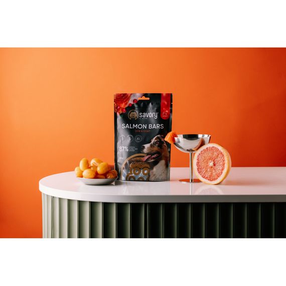 Джерки Savory Bars With Salmon, батончики з лососем 100 г | Зображення 7