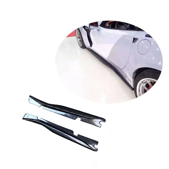 Накладки на Пороги (Карбон) для Chevrolet Corvette C7 2013-2019 гг