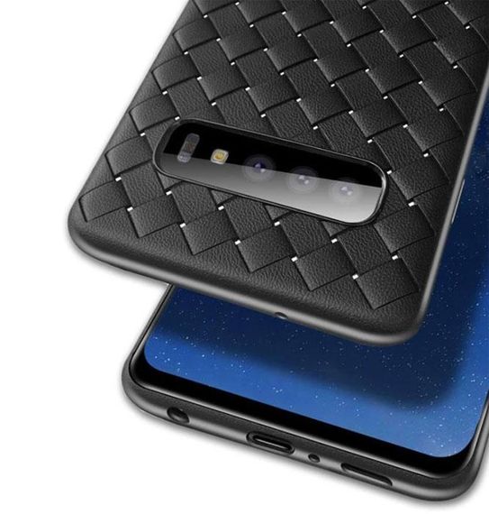 Чохол Primo Floveme BV Weaving для Samsung Galaxy S10 Plus ( SM-G975 ) - Black | Зображення 1