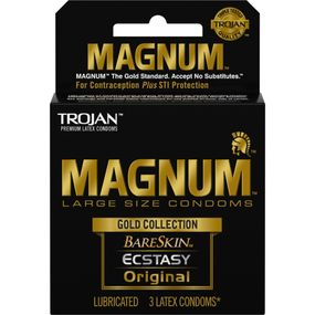 Упаковка 3шт Trojan Magnum Gold Collection