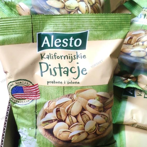 Фисташки Alesto Californian Pistachios жареные соленые, (250 г) | Зображення 1