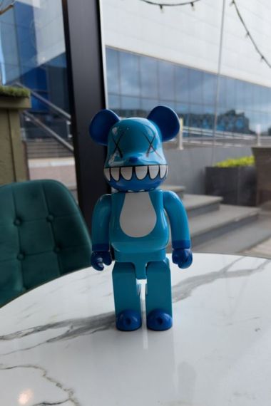 Bearbrick статуетка ведмідь Беарбрік 28 см mb023 блакитний | Зображення 1