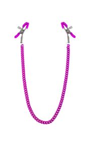 Зажимы для сосков с цепочкой Feral Feelings - Nipple clamps Classic, розовый sexstyle