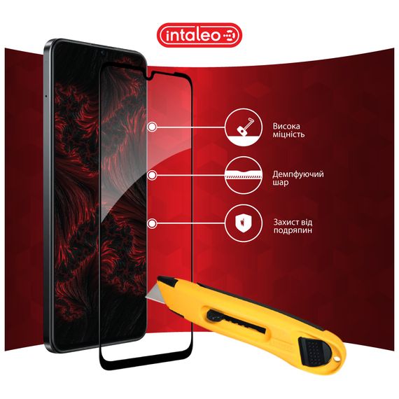 Скло захисне Intaleo Full Glue Realme Note 60X Black (1283126609053) | Зображення 4