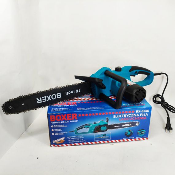 Пила цепная сетевая 2200Вт 40см Boxer BX-3306 электропила QS-68 | Зображення 1