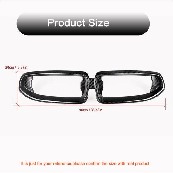 Окантовка решетки радиатора (для M-Sport, карбон) для BMW 2 серия G42 2021- гг | Зображення 2