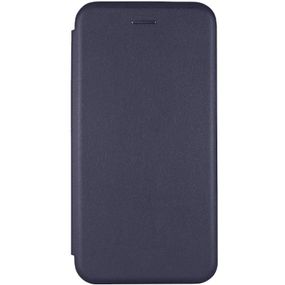 Шкіряний чохол-книжка Classy для Samsung Galaxy A03s / A02s Темно-синій