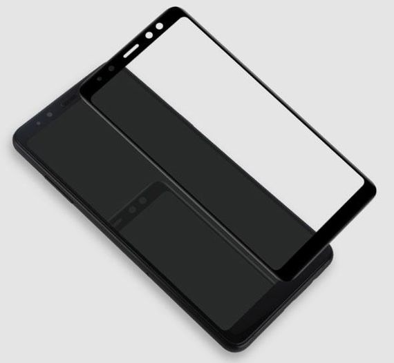 Full Glue захисне скло для Samsung Galaxy A8 2018 (A530) - Black | Зображення 1