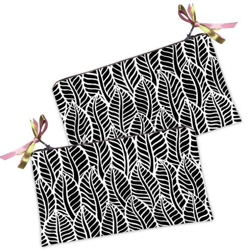 Косметичка женская Листья 20х12 см (K_16A006)