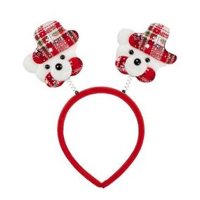 Ободок новогодний "Медведь" 2505-SP-4 размер 22,5 см