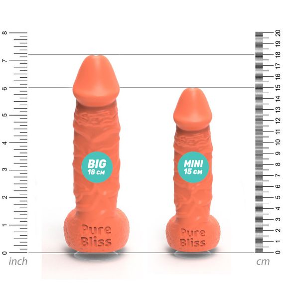 Крафтове мило-член із присоскою Pure Bliss MINI Coral, натуральне | Зображення 4