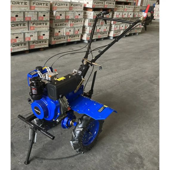 Мотоблок FORTE 1050-3 (10", 6.5 к.с, дизель, фреза, синій) | Зображення 5