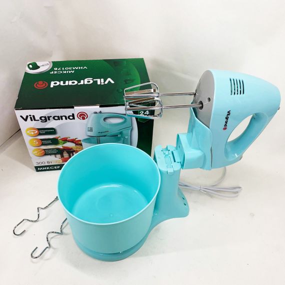 Міксер ViLgrand VHM3017B. Колір: блакитний | Зображення 7