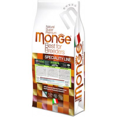 Сухой корм для собак Monge Dog Bwild Low Grain дикий кабан 15 кг (8009470056038)