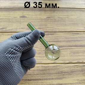 Стеклянная трубка Biglass Oil Green