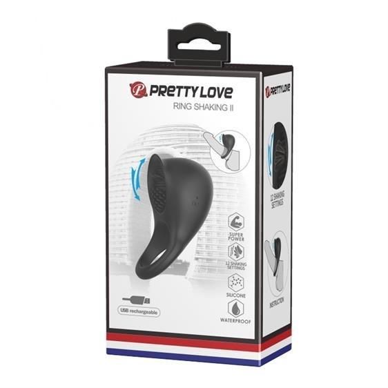 Ерекційне кільце - Pretty Love Ring Shacking II Black Sex Aura