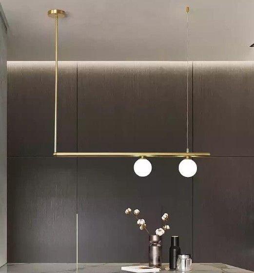 Люстра стельова на 2 лампочки 26443 Бронза 53-100х12х78 см.