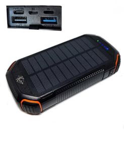 УМБ PowerBank із сонячною панеллю, повербанк КВАНТ WSC31-3 30000mAh