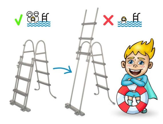 Басейн каркасний овальний 18 в 1 Bestway 56620 427 x 250 x 100 см (DM-56620-17W1) | Зображення 6