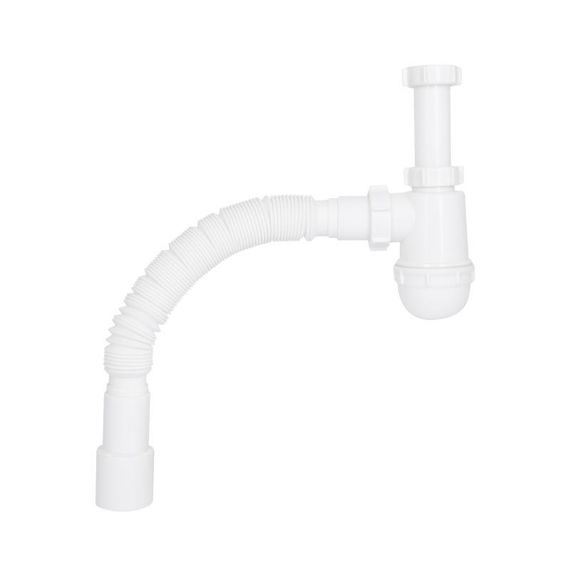 Сифон для раковини Lidz (WHI) 60 08 E003 00 (вихід 50 мм) без випуску | Зображення 2