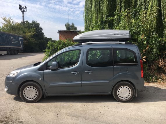 Перемички на рейлінги під ключ WingBar V1 (2 шт) Чорний для Peugeot Partner Tepee 2008-2018рр | Зображення 3