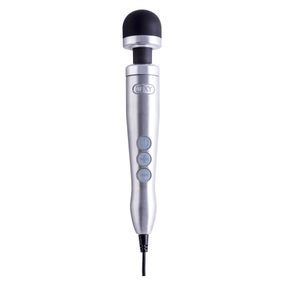 Вібромасажер DOXY Die Cast 3 Silver (Satin), дуже потужний, живлення 220В, металевий корпус