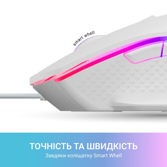 Мишка GamePro GM370 USB White (GM370) | Зображення 8