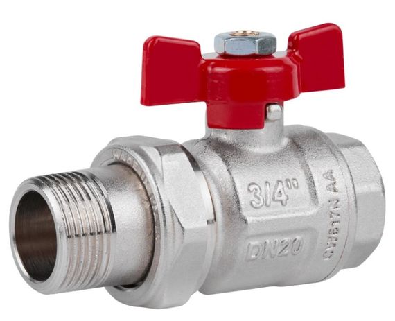 Кран кульовий "Американка" Icma 3/4" прямий №347 (87347AE11)