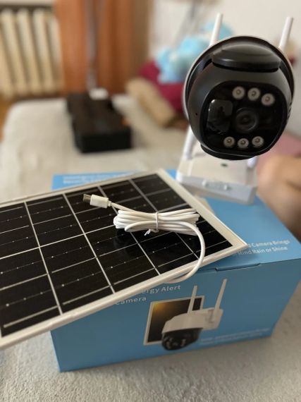 Поворотна погодозахисна сонячна камера безпеки 4G solar cam 1080P | Зображення 7