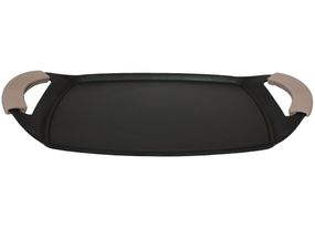 Деко прямокутне Vitrinor Piastra 1224259, 47×28 см, сталеве з антипригарним покриттям