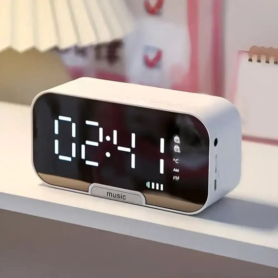 Портативна колонка Bluetooth з годинником Q5 BT | Зображення 1
