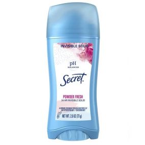 Дезодорант-антиперспірант жіночий Secret Invisible Solid ph balanced Deodorant Powder fresh (73 g)