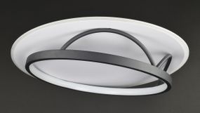 Люстра світлодіодна стельова LED світильник для квартири на стелю лед 27542 Білий 9х47х47 см.