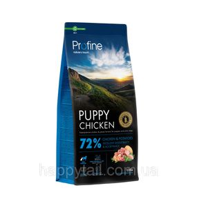 Сухой корм Profine Puppy Chicken & Potatoes для щенков всех пород, курица и картофель, 12 кг