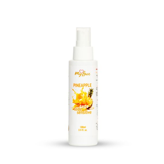Інтимний гель-лубрикант - MyLove Taste Slide Sensitive Pineapple, 100 мл Sex Aura