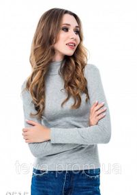 Светр колір сірий розміри S, M, L, XL, XXL, 3XL, 4XL, 5XL FI_008558