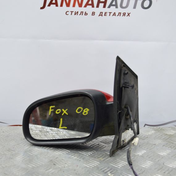 Дзеркало ліве електричне 3+2 pin Volkswagen Fox 2005-2011 Дзеркало бокове ліве 3+2 пінів Фольксваген Фокс 5Z0857507J