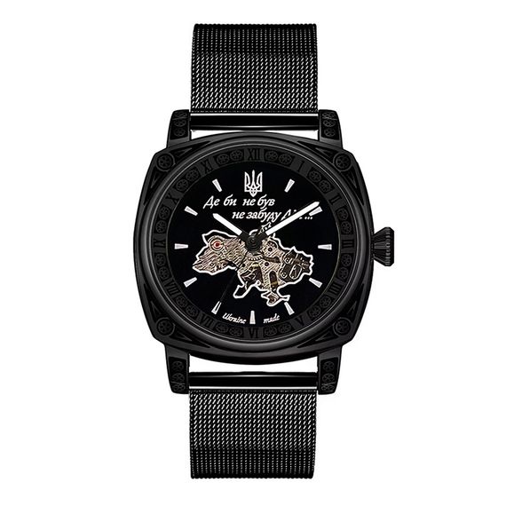 Чоловічий годинник Awarder 021 Де би не був All Black Mesh