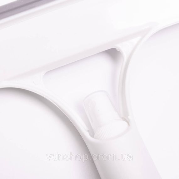 Швабра-щетка с пульверизатором и скребком для мытья окон, зеркал и гладких поверхностей Белая HP-35015-26W | Зображення 2