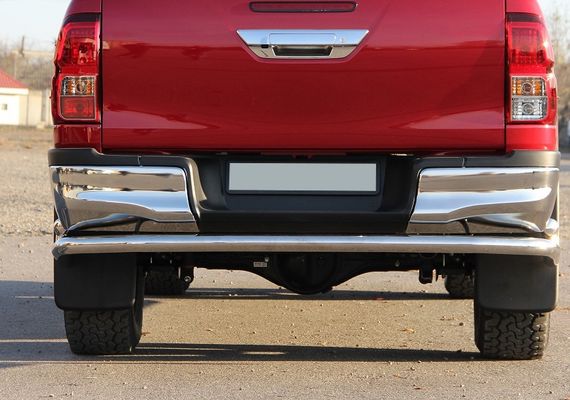 Задня дуга AK005-2 (нерж.) для Toyota Hilux 2015-2024 рр | Зображення 1