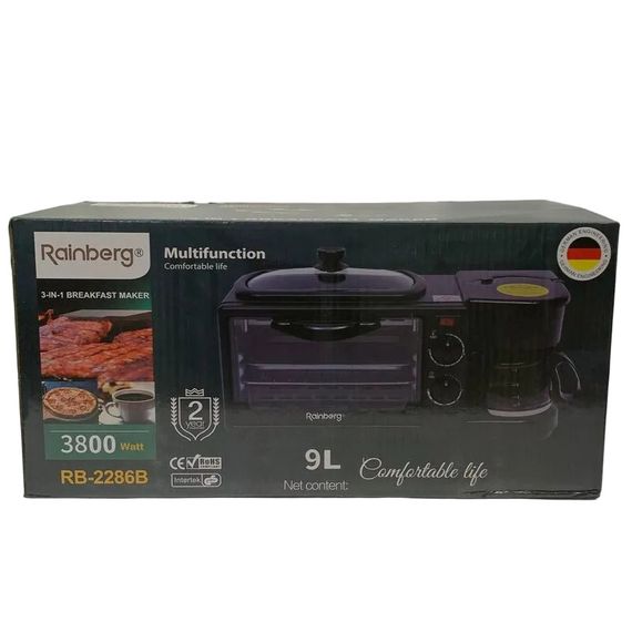 Електродуховка 3 в 1 Rainberg RB-2286-B (45542-RB-2286 B_1299) | Зображення 2