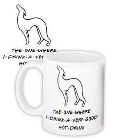 Чашка з принтом The one where I drink a very good hot drink 330 мл (KR_DR008)