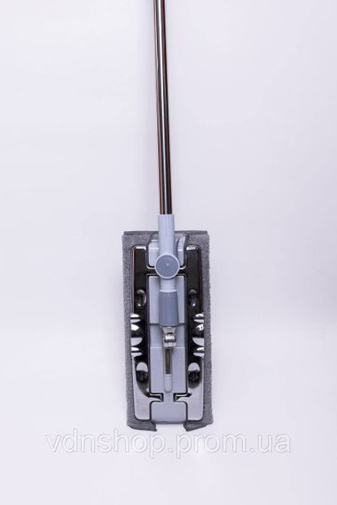 Швабра для пола с телескопической ручкой и насадкой, подходит для плитки, ламината, линолеума, уборки дома HP-35015-50 | Зображення 3