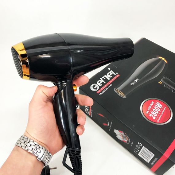 Функциональный профессиональный фен, Профессиональный фен оригинал для укладки волос салонный SD-69 | Зображення 6