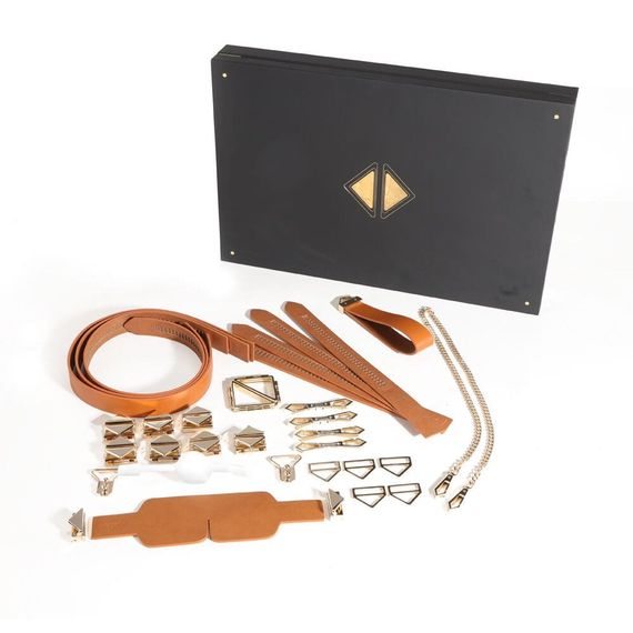БДСМ-набор LOCKINK Bondage & Restraint Set Коричневый | Зображення 1